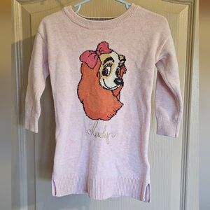 Disney's Lady And The Tramp Long Sleeve Top Goes Great With Leggings.